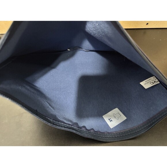 WABC 77AM Talk Radio New York Yankees Promo Zip Pouch 11x14.5” PVC Bag - Picture 5 of 5